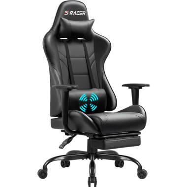 BOSSIN Adjustable Reclining Ergonomic Faux Leather Swiveling PC